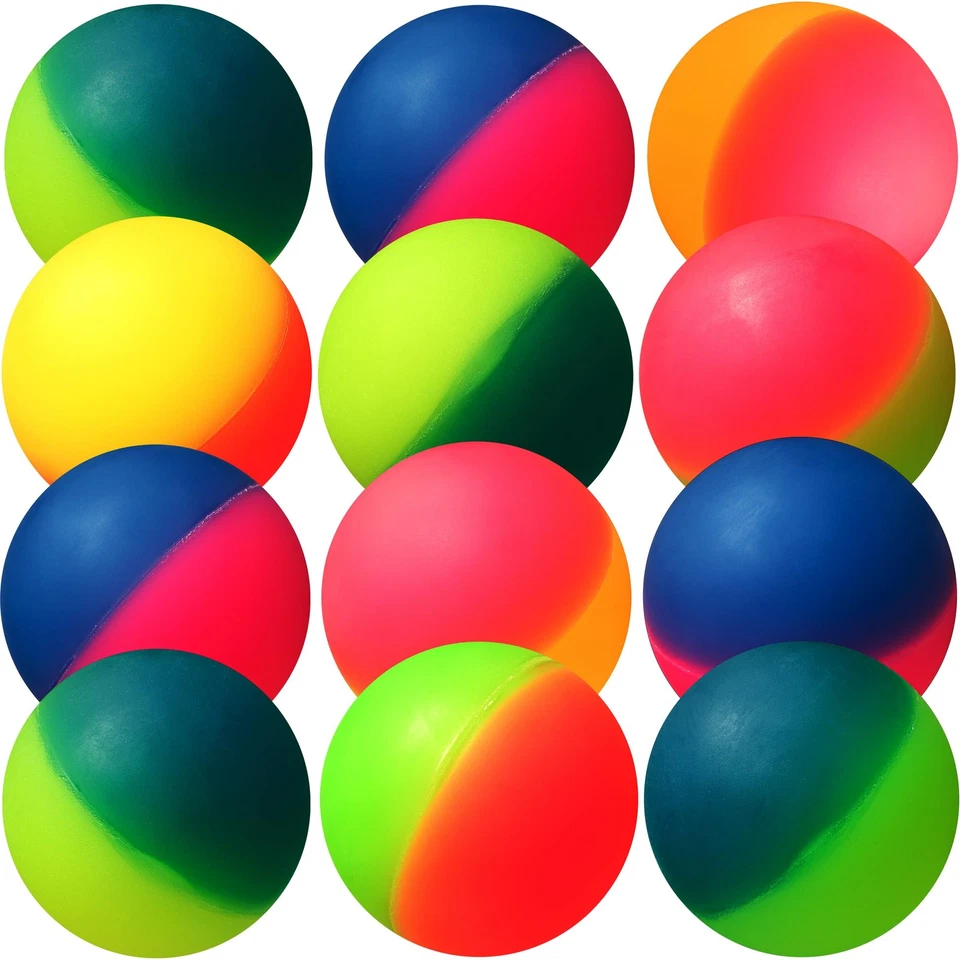 Jumbo Super Bouncy Balls - (Pack de 12) bolas de 2,35 pulgadas para niños en brillante surtido Foto 3 de 4