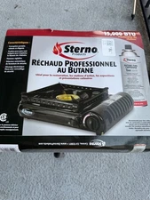 Sterno Butane Stoves, 15,000 Btu, Piezoelectric Ignition, 13 X 11 X 3.75 50182