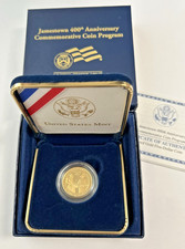 2007-W Jamestown 400th Anniversary $5 Gold Proof Commemorative Coin - OGP & COA