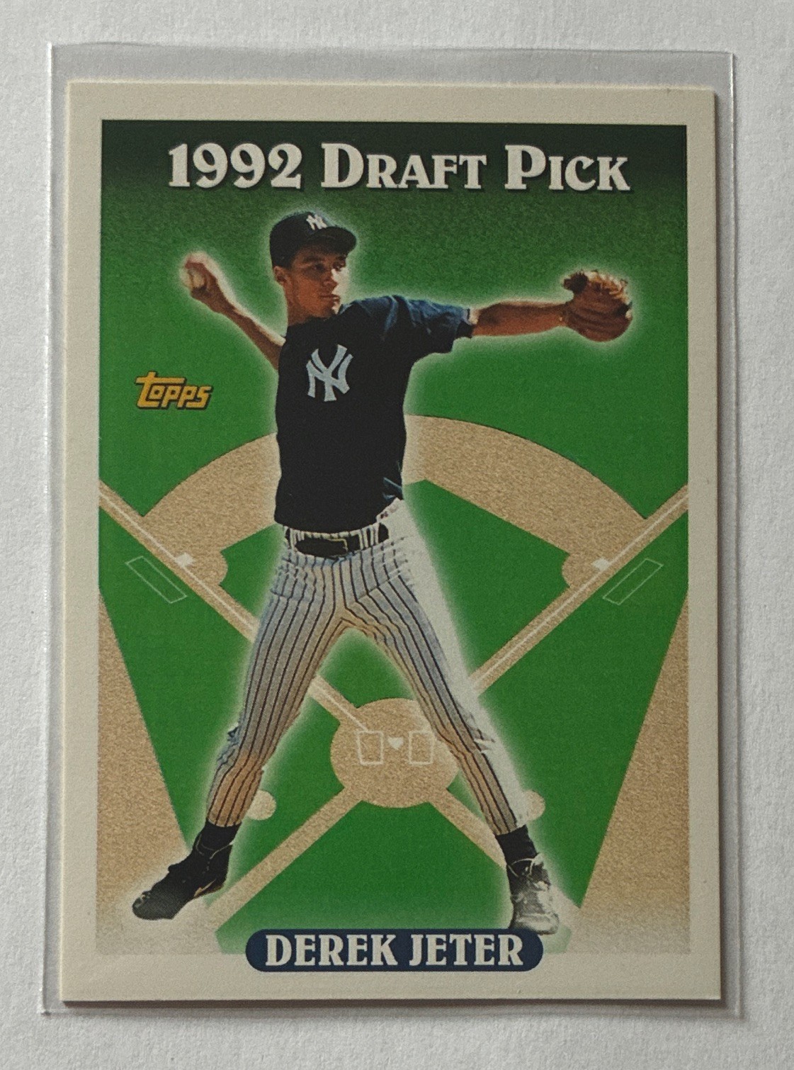 Topps 1993 Derek Jeter 1992 Draft Pick #98 New York Yankees Baseball