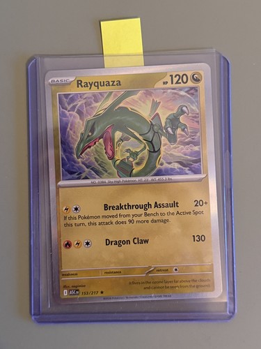 Rayquaza Holo Rare 153/217 Ascended Heroes Pack Fresh - Picture 3 of 3