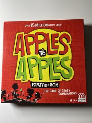 Mattel Apples to Apples Party in a Box Card Game New SEALED 