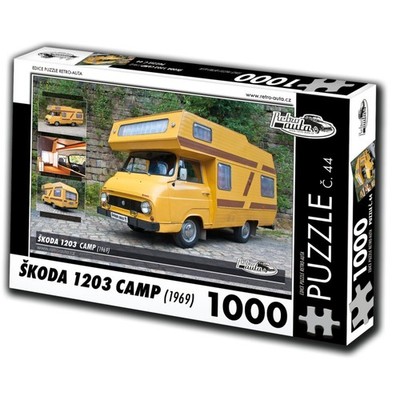 RETRO-AUTA Puzzle Nr. 44 Skoda 1203 Camp (1969) 1000 Teile