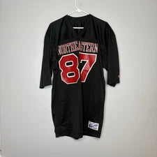 Vintage North Eastern Champion Jersey Size Large #87 Black Northeastern