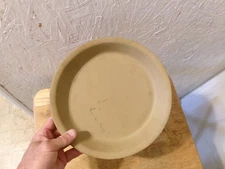 Pampered Chef Heritage Collection 9" Stoneware Round Baking Pie Plate Pan Stone