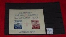 Croatia Mi Block 1 .Cat 60 eur.