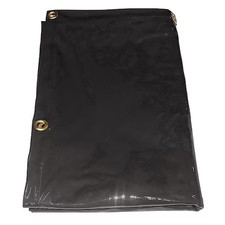 Welding Curtain, Transparent Pvc, 6 Ft. W., 6 Ft. H., 13 Oz/Sq Yd, 150 Degrees