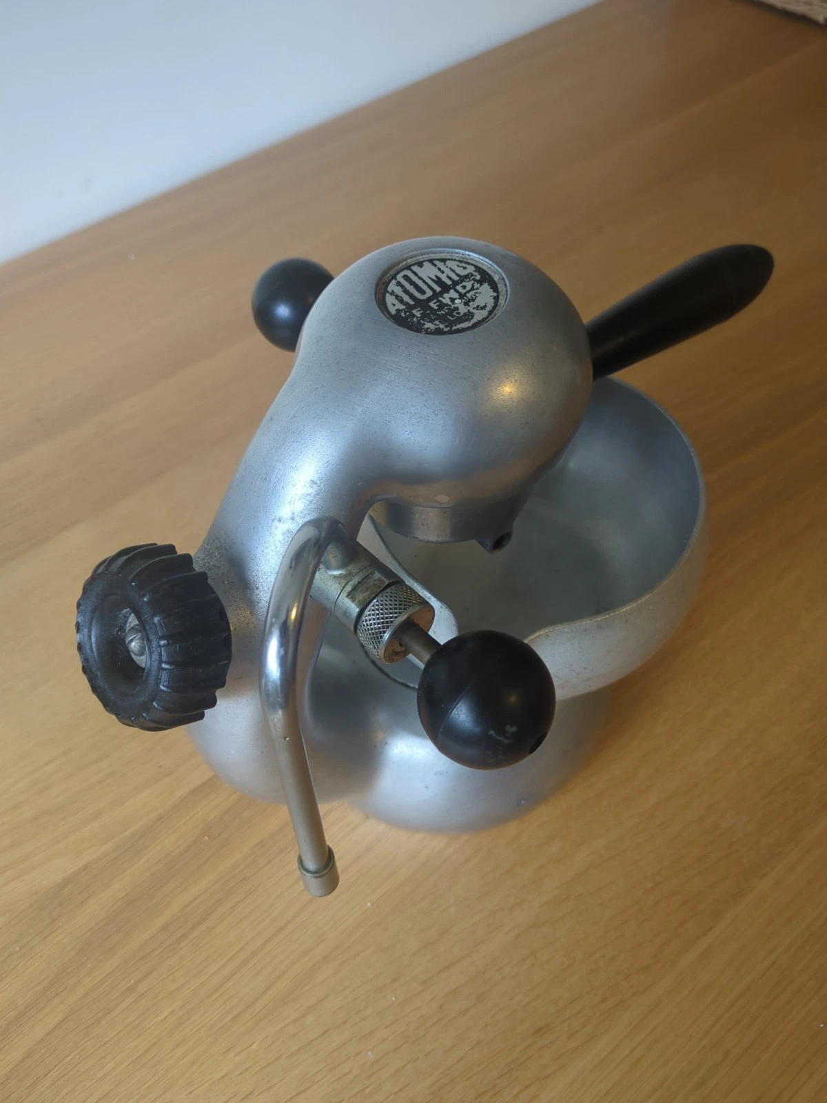 Rare Vintage Stove Top Atomic Coffee Maker with Steam Arm
Opens in a new window or tab