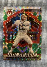 2022 Panini Mosaic - Holofame Jim Kelly #HF-19 Green Mosaic Prizm