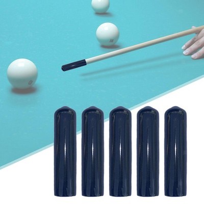 5pcs Pool Cue Tipp Deckungen Billard Stick Tipps Deckt leichte Schutzkappen