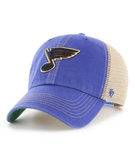St. Louis Blues '47 Brand Blue Trawler Clean Up Adjustable Trucker Dad Hat