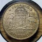 1942 George VI Florin — photo from another recent sale