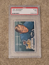 1951 Bowman Joe Watson #133 PSA 7
