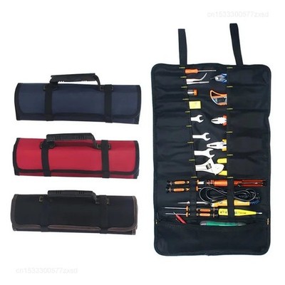 Multifunktion Werkzeugtasche Oxford Canvas Rolltasche Elektriker Tragetasche