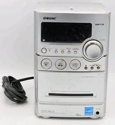 Sony CMT-NEZ3 AM FM Radio Stereo CD MP3 Micro Hi-Fi Unit - For Parts/Repair READ