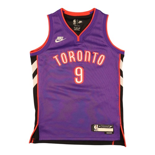 Toronto Raptors Jersey kids MEDIUM purple swingman RJ Barrett #9 Nike size M