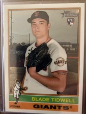 2025 Topps Heritage Blade Tidwell Refractor RC #698