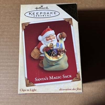 HALLMARK KEEPSAKE ORNAMENT - #4465	SANTA'S MAGIC SACK