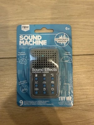 NPW Corporate Jargon Sound Machine Portable Electronic Sound Maker Novelty Pr...