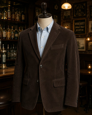 Marks & Spencer Corduroy smart  Blazer Jacket Men s medium 38/40 chest Brown
