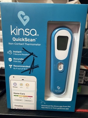 Kinsa Quick Scan Non-Contact Smart Thermometer Smartphone App 1 Second Reading