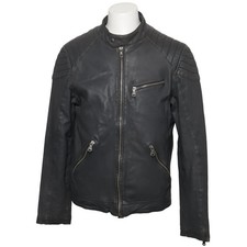 Autark, Lederjacke, Herren, Größe: XXL, Grau, Leder/Polyester, Einfarbig #lYA