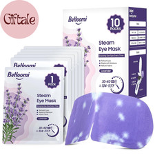 Steam Eye Mask, 10Packs Heated Eye Mask, Self Heating Disposable SPA Warm Compre