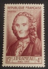 SORTI ALBUM FRANCE TIMBRE HOMMES CELEBRES 947 RAMEAU 1953 NEUF** MNH LUXE