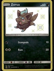 Zorua SV25/SV94 Hidden Fates Shiny Vault