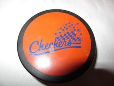Vintage Indianapolis Checkers IHL Hockey Puck Made in Czechoslovakia RARE