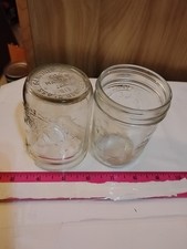 Juego De Colección De 2 Bolas 6 Oz Tarros De Gelatina De Vidrio Fruta Hecho En EE. UU. 150 ml Tarro De Albañil