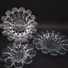 3 Stk. Holmegaard Kristallglas Schalen [Ø 17-22cm] Design Sidse Werner edel top