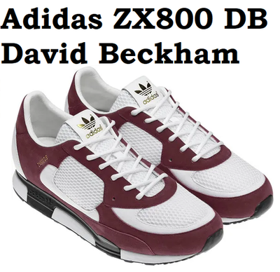 Adidas ZX 800 DB David Beckham sneaker Men Shoes Burgundy/White/B
