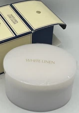 Estée Lauder White Linen Perfumed Body Powder 3.5 oz Bath Shower Fragrance Puff