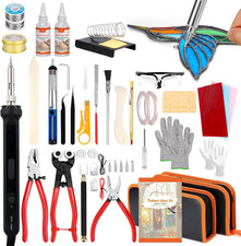 Stained Glass Kit for Beginners  Adults, Complete Stained Glass Making Kit with