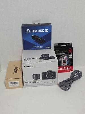 Canon EOS M50 Mark II Kit Whole Streamer Bundle