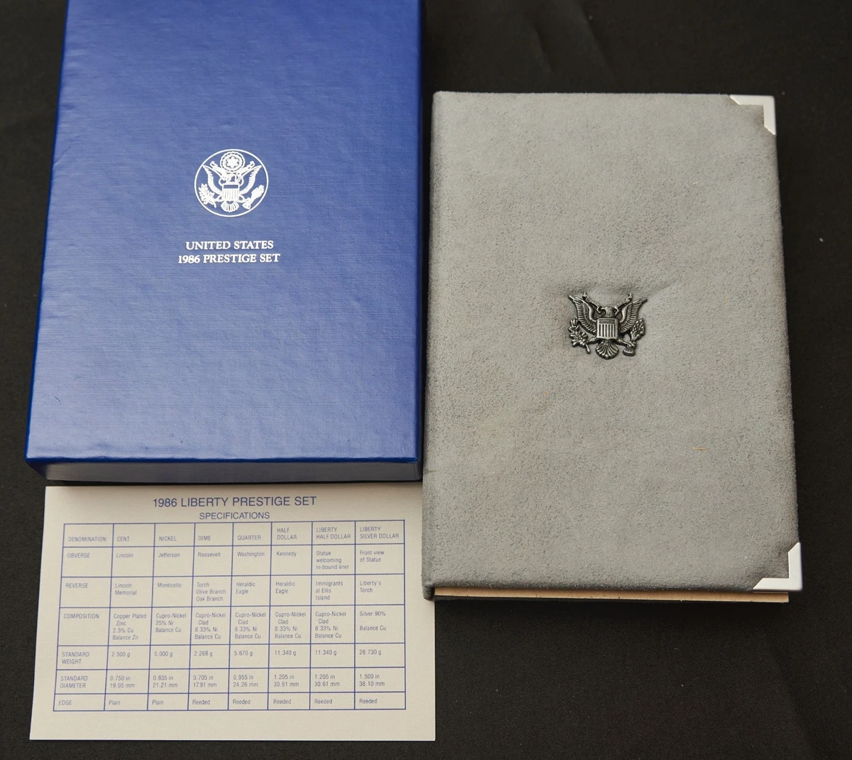 Silver Proof US Coin Proof Sets 1986 for sale | eBay