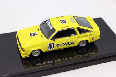 TOWA BP MOON SUNNY 1989 エブロ　1/43 ミニカー EBBRO Racing Car 1/43 Towa BP MOON Sunny Fuji Minor Touring 1989