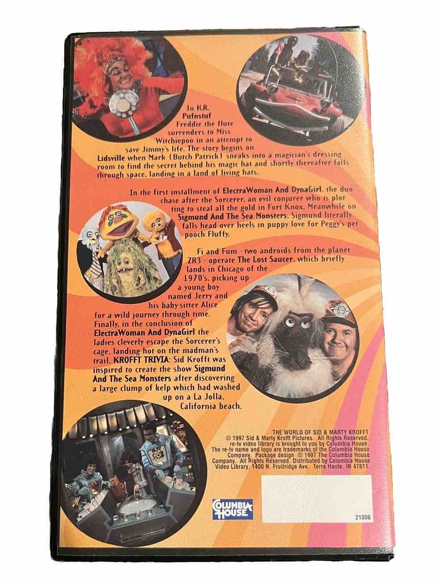 The World Of Sid & Marty Krofft Collectors Edition VHS Vol 1, 2, 3