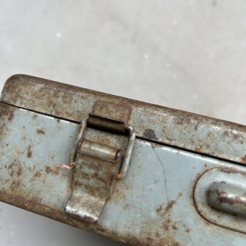 Vintage TOYOTA MOTOR Toolbox Adjustable Angle Wrench Pliers Case Storage JDM - 第 5/7 張圖片