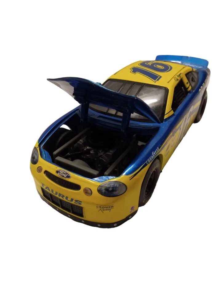 1998 Racing Champions Nascar Diecast 1:24 #16 Primestar Ted Musgrave Blue/Yellow - Image 2 of 4