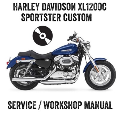 2016 Harley Davidson Sportster Custom XL1200C Workshop Service