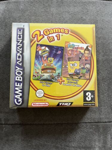 Bob l'eponge le film + la photo en delire Game Boy Advance neuf blister vf - Bild 1 von 4