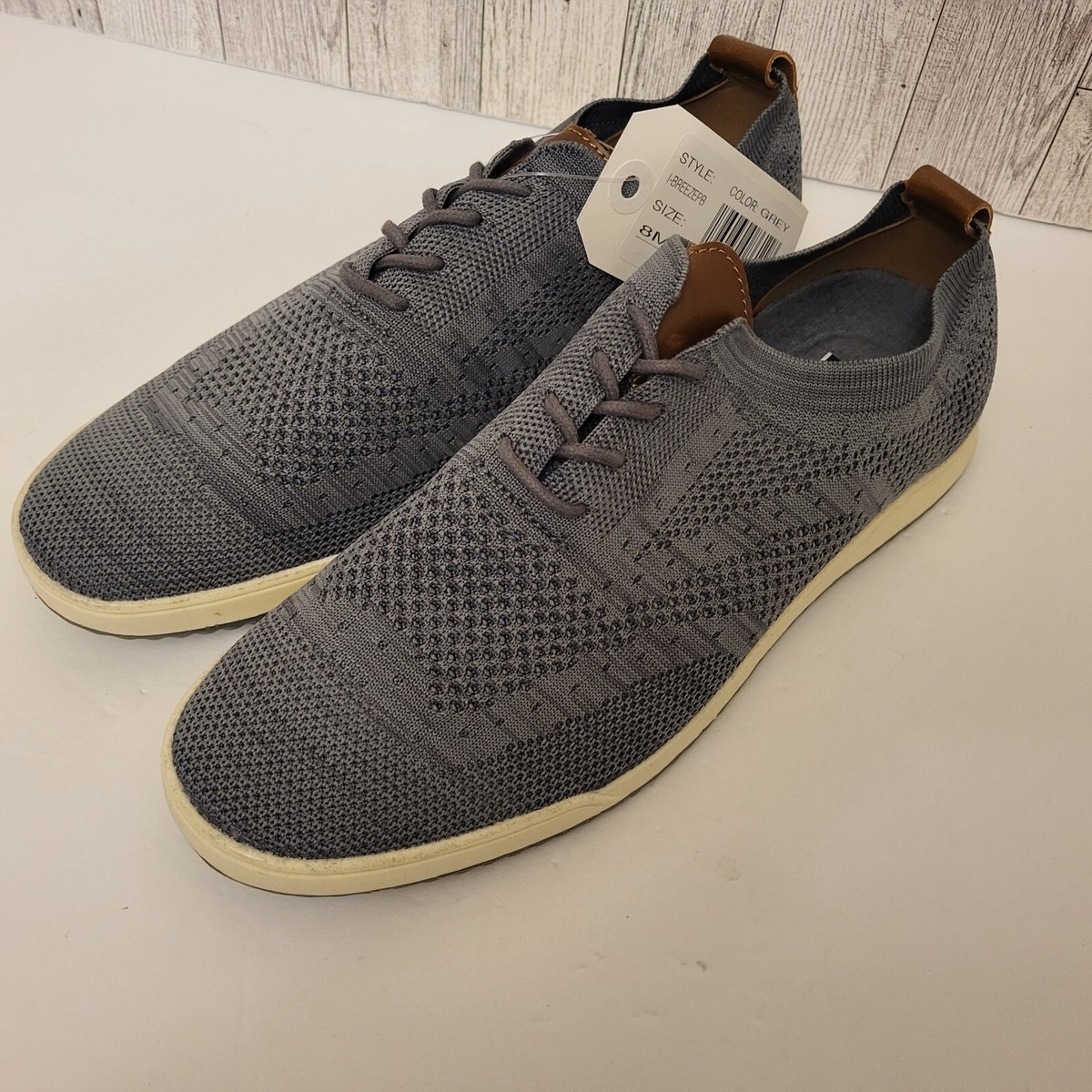 Izod Men Breeze Casual Knitted Oxford Sneakers Size US 8  display picture 1