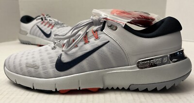 Nike Free Golf Shoes FZ8795-001 Pure Platinum/Armory Navy  display picture 2