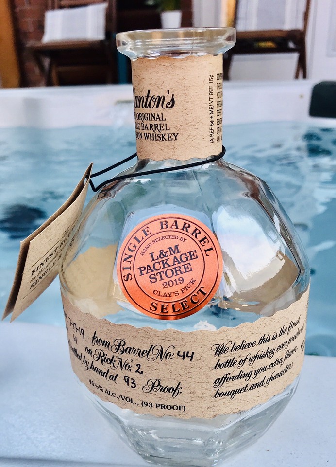 Got A Top But No Bottle? Solved! Blanton's Bourbon Empty Bottle without