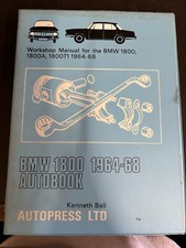 Bmw 1800 Workshop Manual 1964-1968 851471145 Bmw 1800 Workshop Manual 1964-1968 851471145