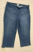 LIZ CLAIBORNE SIMPLY LIZ WOMENS JEANS CAPRIS PANTS SIZE 10