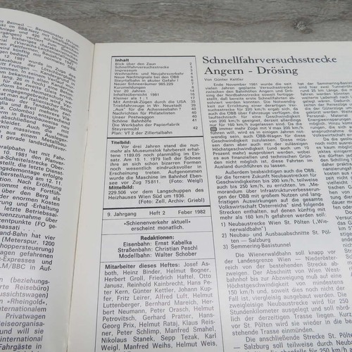 Schienenverkehr aktuell 2/82, 6,10/91 - 3 Zeitschriften - #A170 - Picture 10 of 11