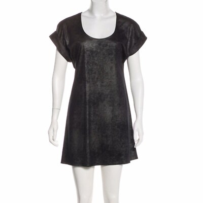 knee length dresses for ladies Faux Leather Shirt Dress – Cavi Keon Collection